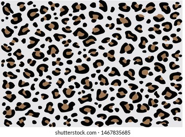 leopard  fashion design vector hand drawn