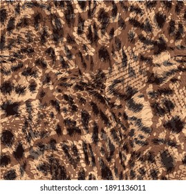 Leopard Fashion New Print Pattern. Woman Fashion Trend