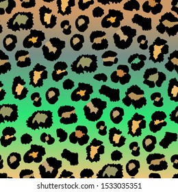 Leopard fashion seamless background in vector