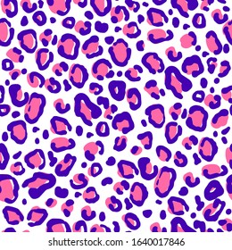 Leopard fur seamless pattern.  Design for fabric