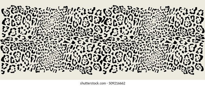 Leopard fur, vector background