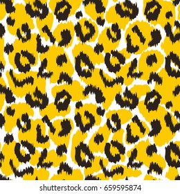Leopard and giraffe print skin texture. Animal skin stains. Home decor, modern textile design. Vector illustration