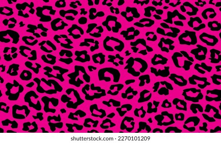 leopard girl pattern texture repeating seamless pink and black. print