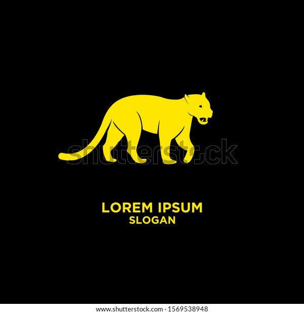 Leopard Gold Logo Icon Design Vector Stock Vector (Royalty Free ...