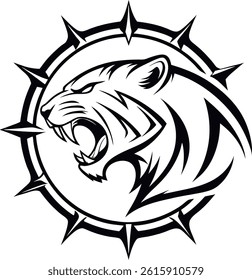 Leopard Head Illustration for Logo Design

