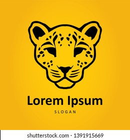 Leopard, Head, Jaguar logo design