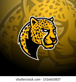 Leopard head logo gaming esport