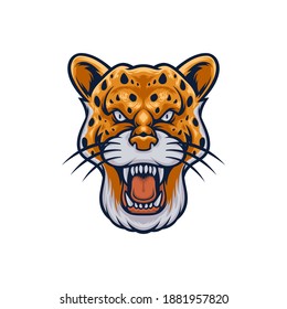 Leopard head vector mascot logo. Perfect for your sports and esports team