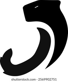 Leopard Icon- filled logo- eps file