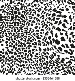 Leopard or jaguar seamless pattern. 