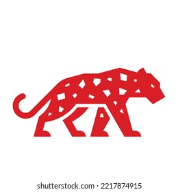 Logo de Leopard. Diseño de iconos. Elementos de plantilla