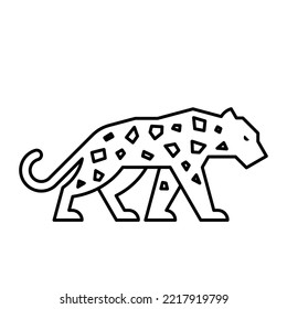 Logo de Leopard. Diseño de iconos. Elementos de plantilla
