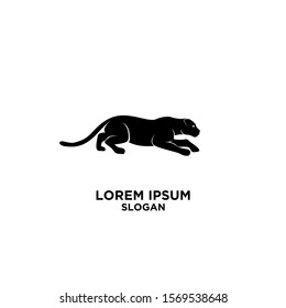 leopard logo icon design vector illustration