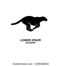 leopard logo icon design vector illustration