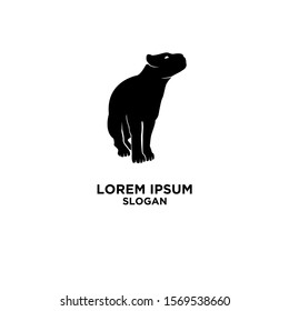 leopard logo icon design vector illustration