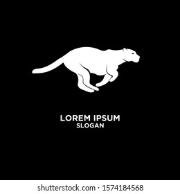 leopard logo icon design vector illustration