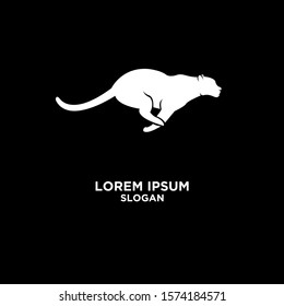 leopard logo icon design vector illustration