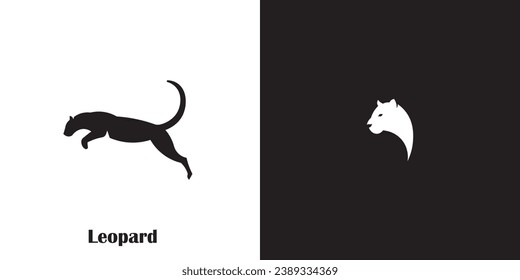 Leopard logo with a minimalist design that is suitable for your business.