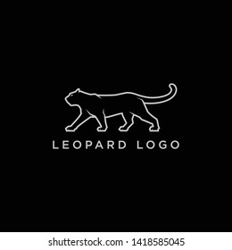 Leopard logo vector template illustration