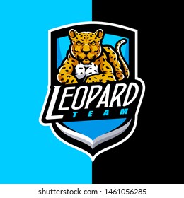 Leopard Mascot Logo Sport Vector