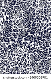 Leopard, panther, wild cat texture pattern