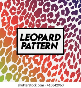 Leopard pattern.
