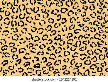 Leopard pattern. Animal seamless print.