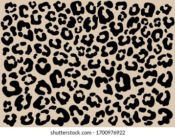 Leopard pattern, Black and brown pattern