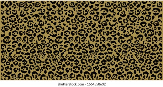 Leopard pattern design, abstract 
 background vector illustration 