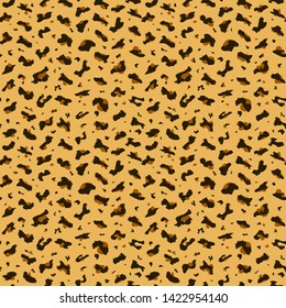 Leopard pattern design, Animal design. Brown, orange, yellow.