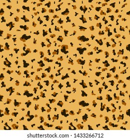 Leopard pattern design, Animal design. Brown, orange, yellow.
