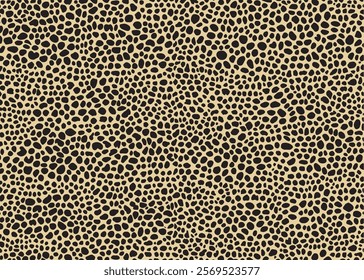 Leopard pattern design. Animal print vector illustration background. Wildlife fur skin design illustration for web, home decor, fashion, surface, graphic design