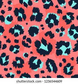 	
Leopard pattern design funny drawing seamless pattern  Lettering poster t  shirt textile graphic design wallpaper  wrapping paper 