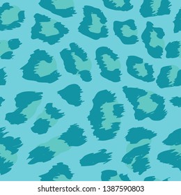 Leopard pattern design - funny  drawing seamless pattern. Lettering poster or t-shirt textile graphic design. / wallpaper, wrapping paper.