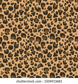 Leopard pattern design, illustration background print