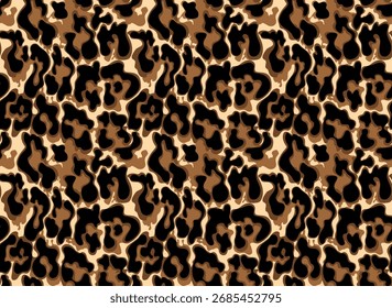 Leopard pattern design, illustration background. Animals texture pattern.