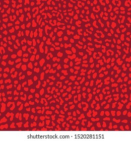 Leopard pattern design, red dragon seamless vector illustration background