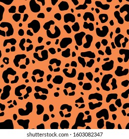 Leopard pattern design, seamless full textile products Background Pattern Vector illustration