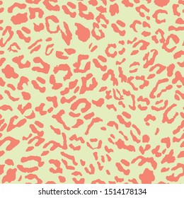 Leopard pattern design, seamless vector illustration background