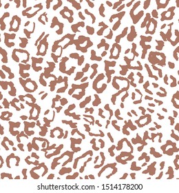 Leopard pattern design, seamless vector illustration background