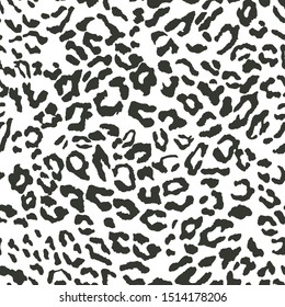 Leopard pattern design, seamless vector illustration background