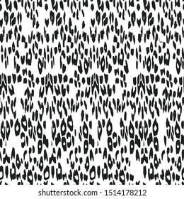 Leopard pattern design, seamless vector illustration background