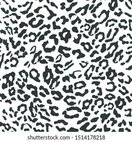 Leopard pattern design, seamless vector illustration background