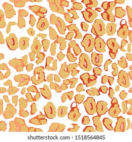Leopard pattern design, seamless vector illustration background