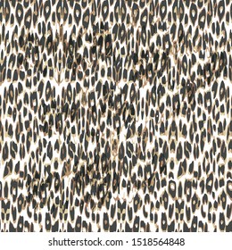 Leopard pattern design, seamless vector illustration background