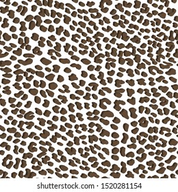 Leopard pattern design, seamless vector illustration background