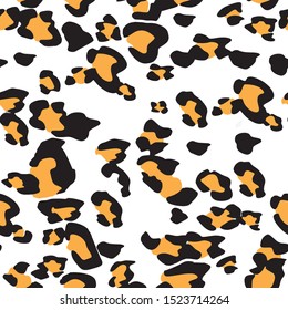 Leopard pattern design, seamless vector illustration background Camouflage pattern vector illustration