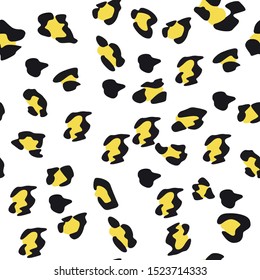 Leopard pattern design, seamless vector illustration background Camouflage pattern vector illustration