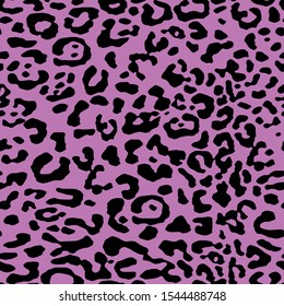 Leopard pattern design, seamless vector illustration background