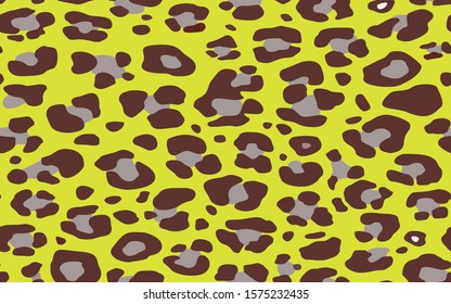 Leopard pattern design, seamless vector illustration background